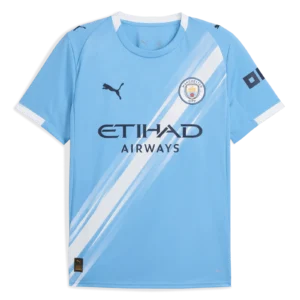 2025-26 Manchester City Home Football Shirt 25/26 Man City Mens Jersey